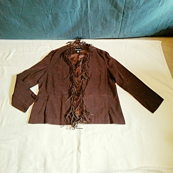 Norton McNaughton Fringe Jacket - Picture 1 of 4
